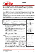 Preview for 6 page of Utile DSP25-5 Installation, Operation & Maintenance Instructions Manual