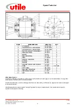 Preview for 12 page of Utile DSP25-5 Installation, Operation & Maintenance Instructions Manual