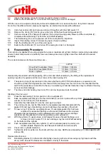 Предварительный просмотр 13 страницы Utile LW700 Installation, Operation & Maintenance Instructions Manual