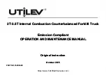 Preview for 1 page of UTILEV UT25C Operation And Maintenance Manual