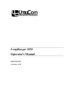 Utilicom LongRanger 2050 Operator'S Manual preview