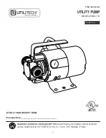 Preview for 1 page of Utilitech 0004444 Install Manual