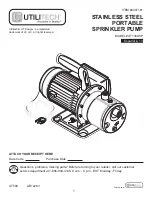 Предварительный просмотр 1 страницы Utilitech 0407161 Manual