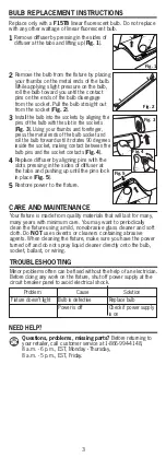 Preview for 3 page of Utilitech 0494111 Manual