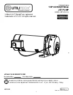 Предварительный просмотр 1 страницы Utilitech 0752650 Manual