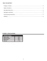 Preview for 2 page of Utilitech 0809483 Manual