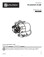 Utilitech 0955645 Manual preview