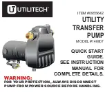 Utilitech 148007 Quick Start Manual preview