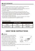 Preview for 4 page of Utilitech 3764037 Manual