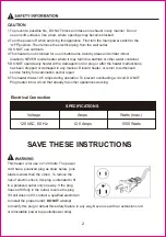 Preview for 4 page of Utilitech 3764056 Manual