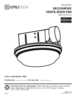 Preview for 1 page of Utilitech 7105-03-L Manual