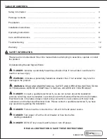 Preview for 2 page of Utilitech DC209H-28 User Manual