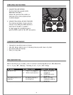 Preview for 6 page of Utilitech HV-18S180 Use And Care Manual