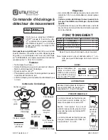 Preview for 13 page of Utilitech Motion Sensor Light Control UT-5105-BZ Owner'S Manual