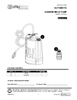 Preview for 1 page of Utilitech PPSU33 User Manual