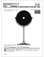 Utilitech SFSDE-500B-A Manual preview