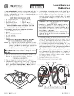 Preview for 2 page of Utilitech Twin Halogen Light UT-5592-BZ Owner'S Manual