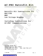 Utility Relay Company AC-PRO Instructions Manual preview