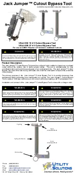 Preview for 1 page of Utility Solutions Jack Jumper USJJ-004 Instruction Manual