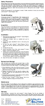 Preview for 2 page of Utility Solutions Jack Jumper USJJ-004 Instruction Manual