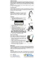 Preview for 2 page of Utility Solutions Jack Jumper USJJ-006 Instruction Manual