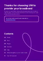 Preview for 3 page of UTILITY WAREHOUSE Super router Setup Manual