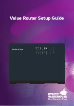 UTILITY WAREHOUSE Value Technicolour Setup Manual preview