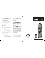 UTL UTLC11 Instruction Manual preview