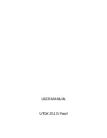 Preview for 1 page of UTOK 351D Pearl User Manual