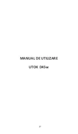 Preview for 27 page of UTOK D45w User Manual