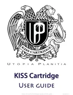 Preview for 1 page of Utopia Plantia Kiss Cartridge User Manual