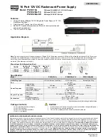 UTP BALUN P12DC10A User Manual предпросмотр