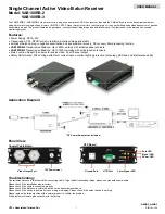 Preview for 1 page of UTP BALUN VAB100RB-2 User Manual