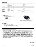 Предварительный просмотр 2 страницы UTP BALUN VD128BR User Manual