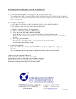 Preview for 8 page of Utronix IP-SwitchPlug801 User Manual