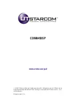 Preview for 3 page of UTStarcom CDM8450SP User Manual