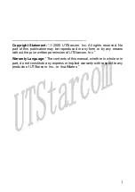 Preview for 1 page of UTStarcom F1000G Manual