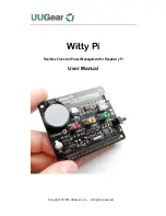 UUGear Witty Pi User Manual предпросмотр