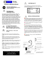 Preview for 1 page of UV Dynamics UVD1000 Installation And Maintenance Manual