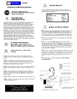 Preview for 1 page of UV Dynamics UVD320 Installation And Maintenance Manual