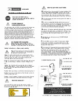 Preview for 1 page of UV Dynamics UVD320E Installation And Maintenance Manual