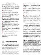 Preview for 2 page of UV Dynamics UVD400 Installation And Maintenance Manual