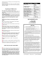 Preview for 3 page of UV Dynamics UVD400 Installation And Maintenance Manual