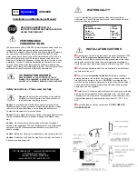 UV Dynamics UVD400E Installation And Maintenance Manual preview