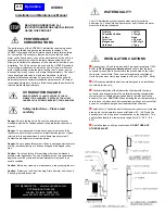 Предварительный просмотр 1 страницы UV Dynamics UVD600 Installation And Maintenance Manual