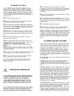 Preview for 2 page of UV Dynamics UVD800 Installation And Maintenance Manual