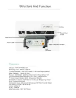 Preview for 3 page of UV PRINT UV-4060 User Manual