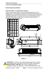 Предварительный просмотр 12 страницы UV Pure Technologies Crossfire Technology Hallett 1000NC Instruction Manual