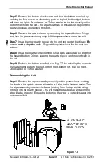 Предварительный просмотр 39 страницы UV Pure Technologies Crossfire Technology Hallett 1000NC Instruction Manual