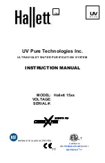 UV Pure Technologies Hallett 15xs Instruction Manual предпросмотр